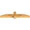 Ekena Millwork Eugene Rough Sawn Timber Gable Bracket, Western Red Cedar, 48"W x 10"H x 4"D x 4"F, 5/12 Pitch GBW048X10X0404EUG00RWR - alternate 3